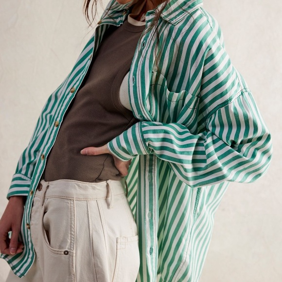 We the free Freddie striped shirt - Picture 2 of 3